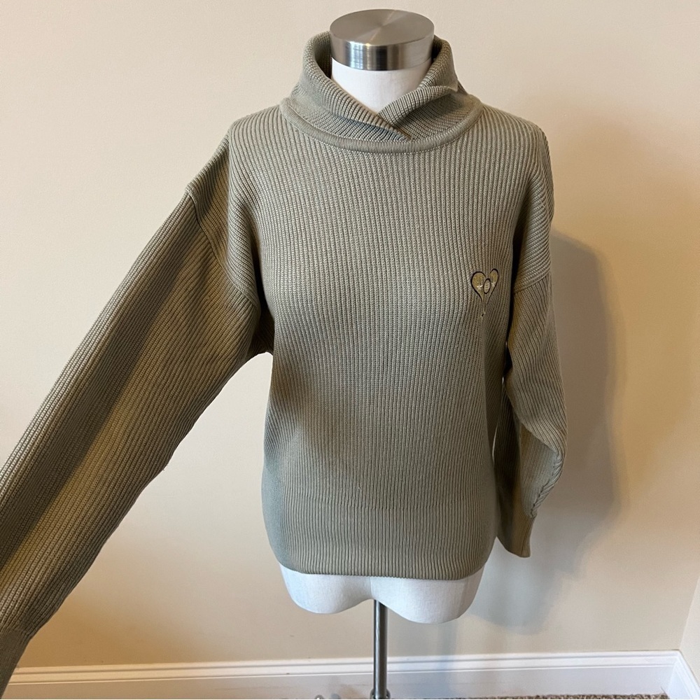 Bogner wool Shawl Collar Pullover Sweater 17362